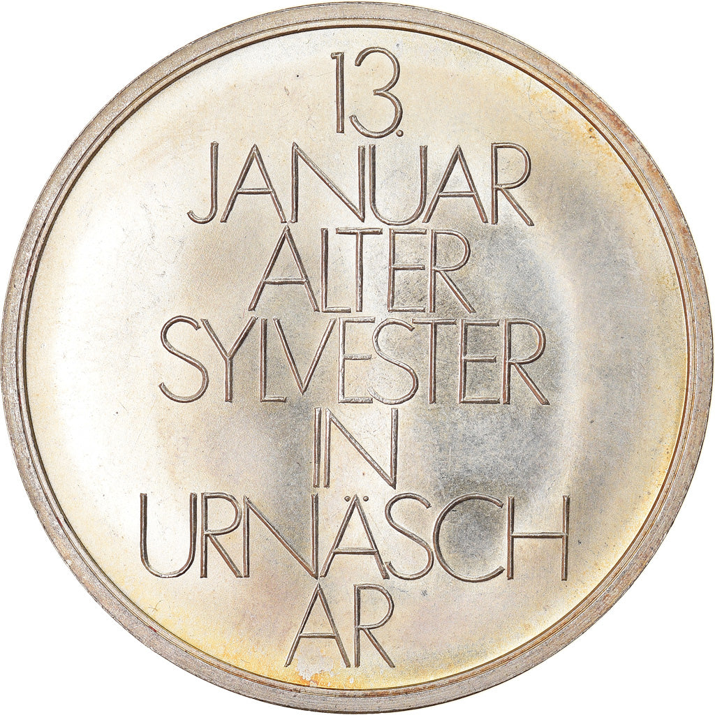 Switzerland, Medal, 13 Januar Alter Sylvester in Urnäsch Ar, 1970, Bannwart