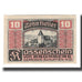 Geldschein, Österreich, Bromberg Gemeinde Schlatten N.Ö., 10 Heller, Texte