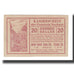 Biljet, Oostenrijk, Neuhaus N.Ö. Gemeinde, 20 Heller, N.D, 1920, 1920-08-31