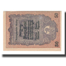Nota, Áustria, Werfen Sbg. Marktgemeinde, 50 Heller, paysage, 1920, 1920-12-31
