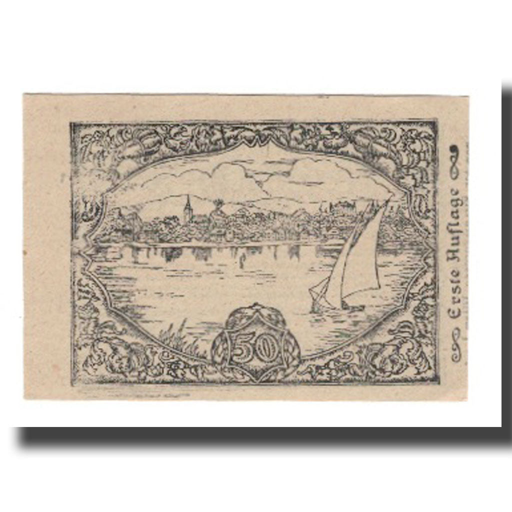 Banconote, Austria, Seewalchen am Attersee O.Ö. Gemeinde, 50 Heller, paysage 4