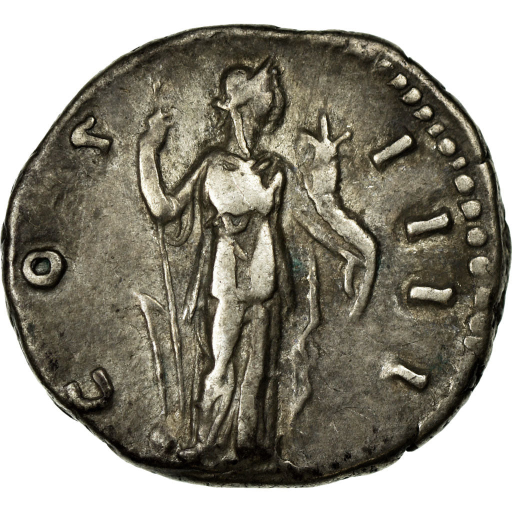 Coin, Antoninus Pius, Denarius, 138-161, Roma, AU(50-53), Silver, Cohen:271