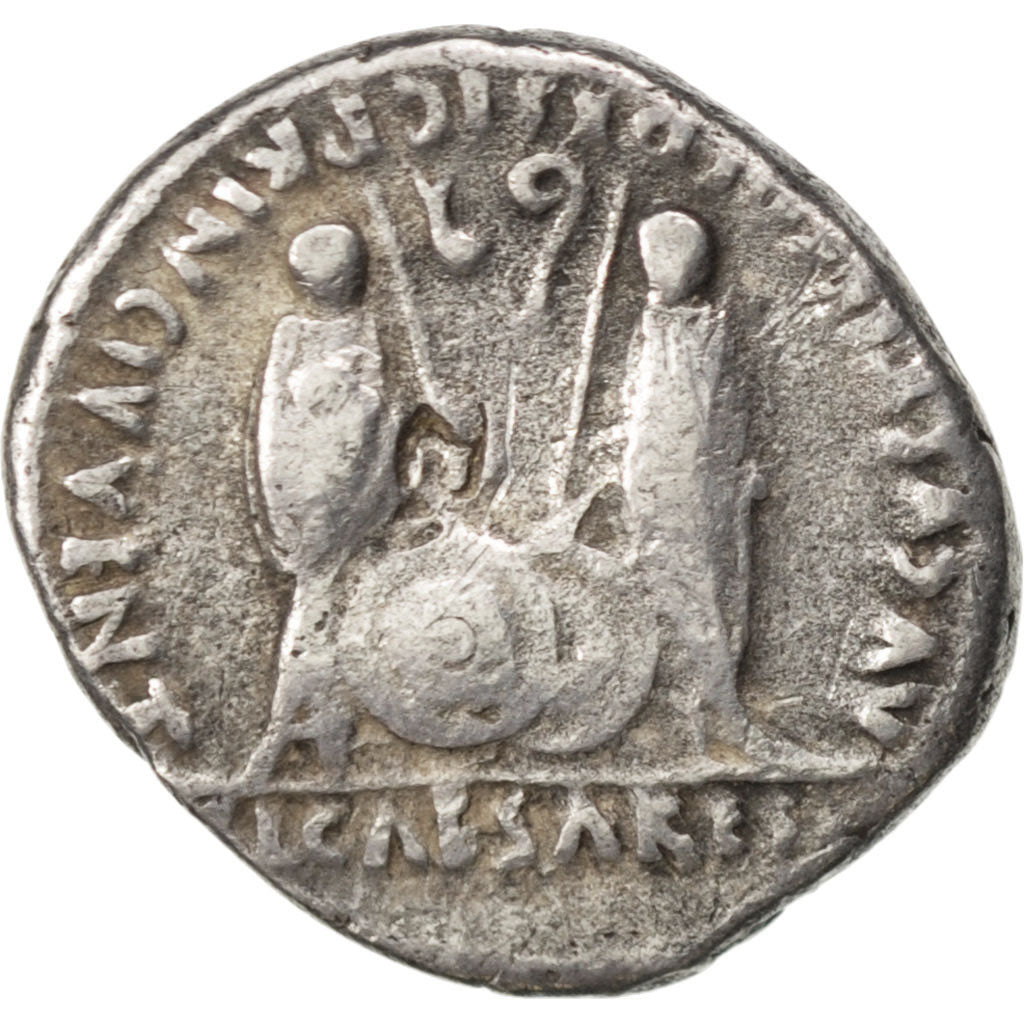 Augustus, Denarius, VF(30-35), Silver, Cohen #43, 3.80