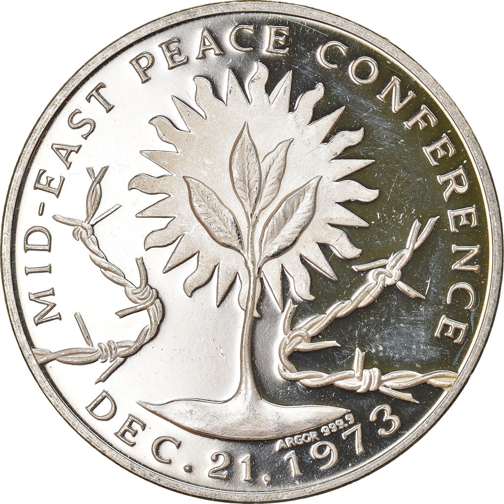 Switzerland, Medal, Mid-East Peace Conférence, United Nations, Genève, 1973