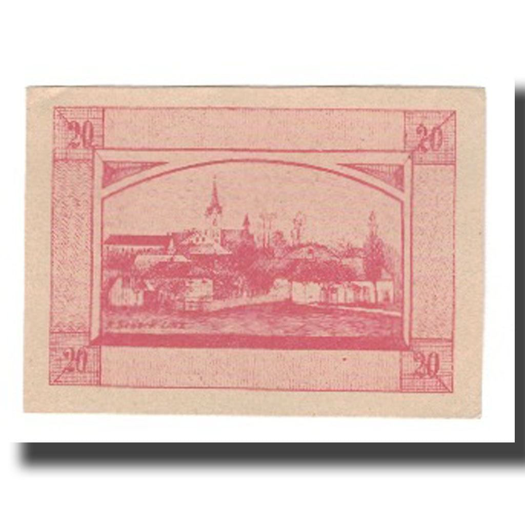 Banknot, Austria, Herzogsdorf O.Ö. Gemeinde, 20 Heller, Texte 2, 1920