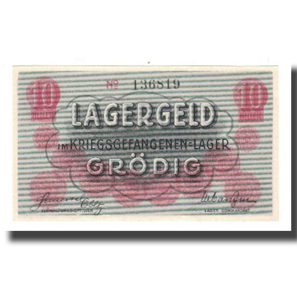 Billete, Austria, Lagergeld, 10 Heller, valeur faciale, Concentration Camp