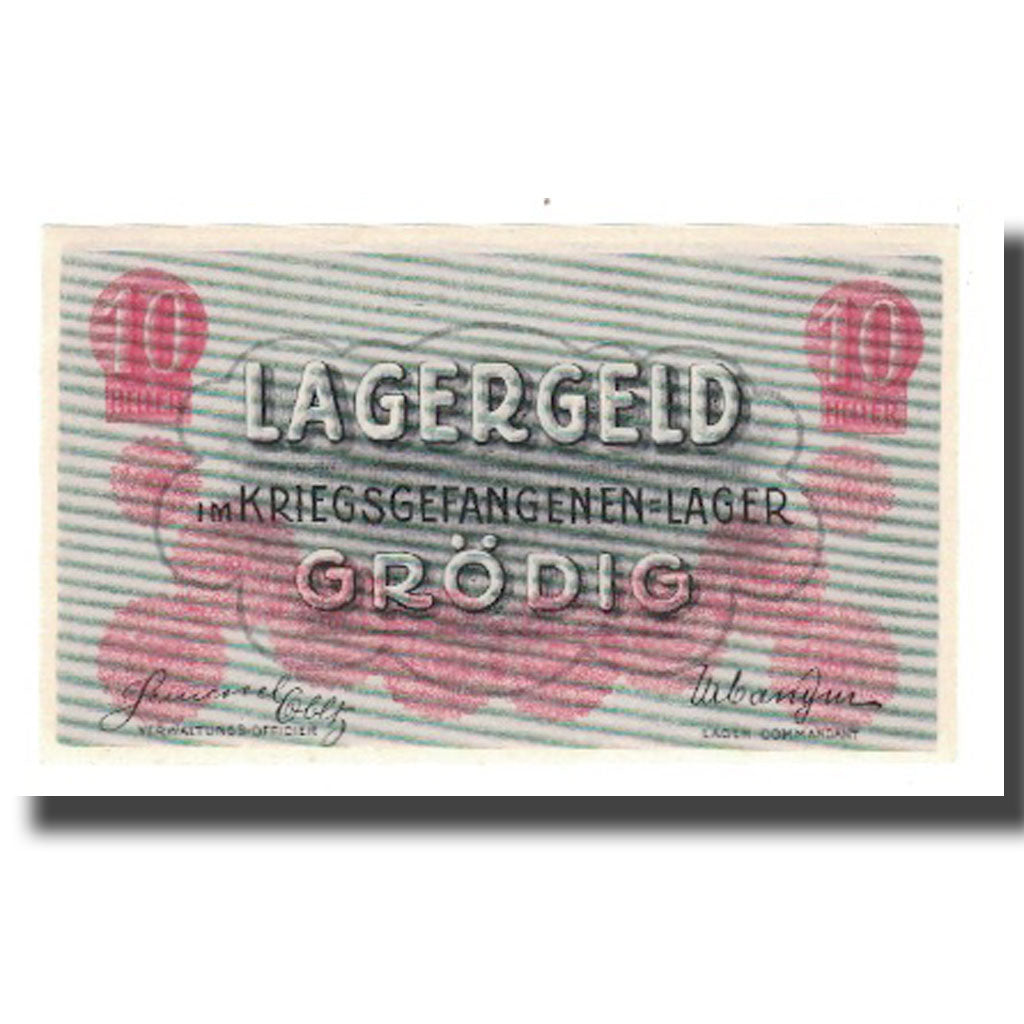 Billete, Austria, Lagergeld, 10 Heller, valeur faciale, Concentration Camp