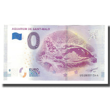 Francia, Tourist Banknote - 0 Euro, 35/ Grand Aquarium - Saint-Malo, 2019, FDC