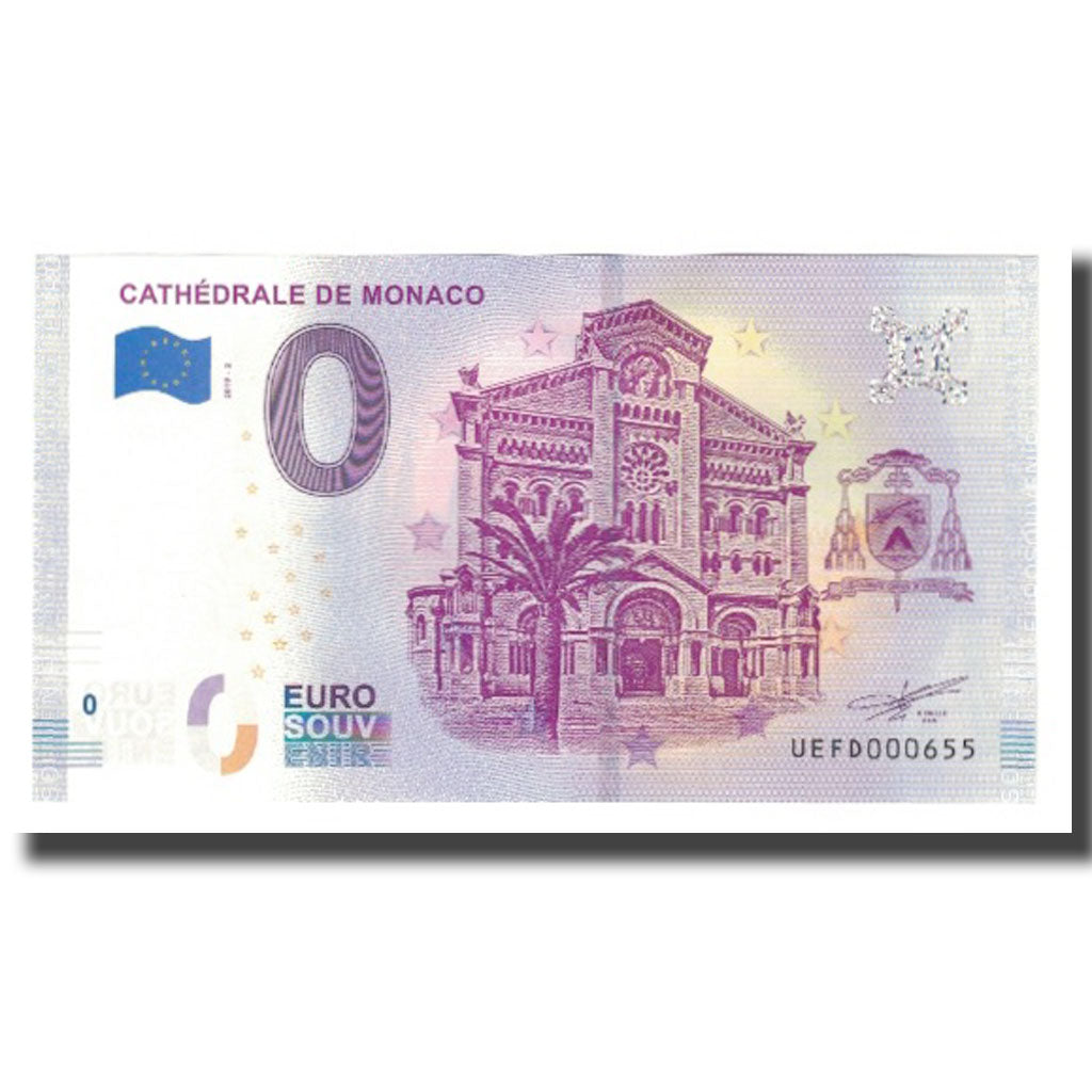France, Billet Touristique - 0 Euro, 98/ Monaco - Cathédrale