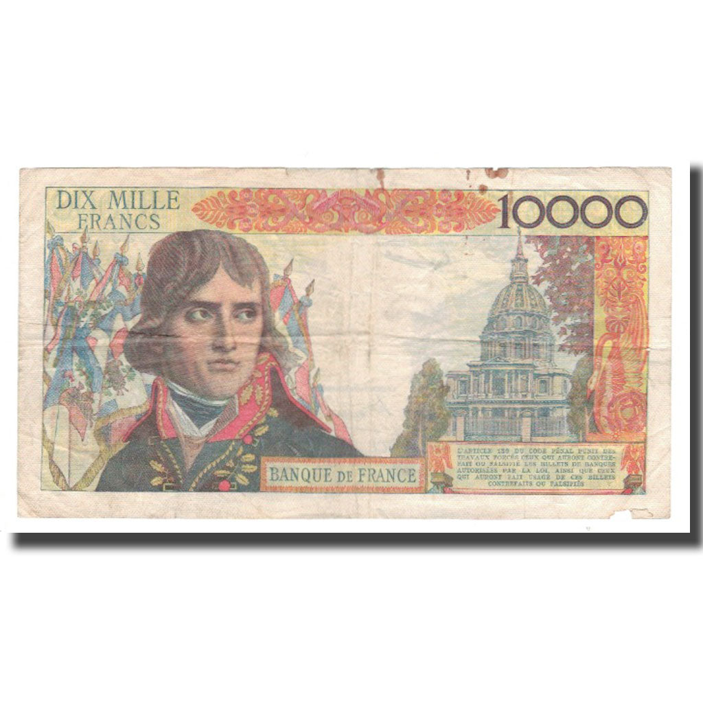 Frankreich, 10 000 Francs, Bonaparte, 1957, 1957-07-04, S, Fayette:51.07