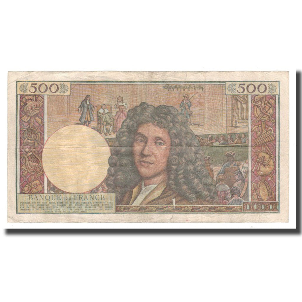 Francia, 500 Nouveaux Francs, Molière, 1959, 1959-07-02, BC, Fayette:60.01