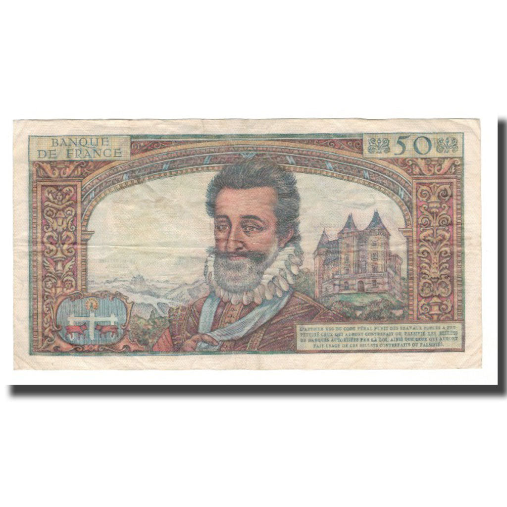 Frankreich, 50 Nouveaux Francs, Henri IV, 1959, 1959-07-02, S+, Fayette:58.02