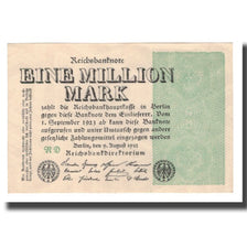 Geldschein, Deutschland, 1 Million Mark, 1923, 1923-08-09, KM:102a, VZ