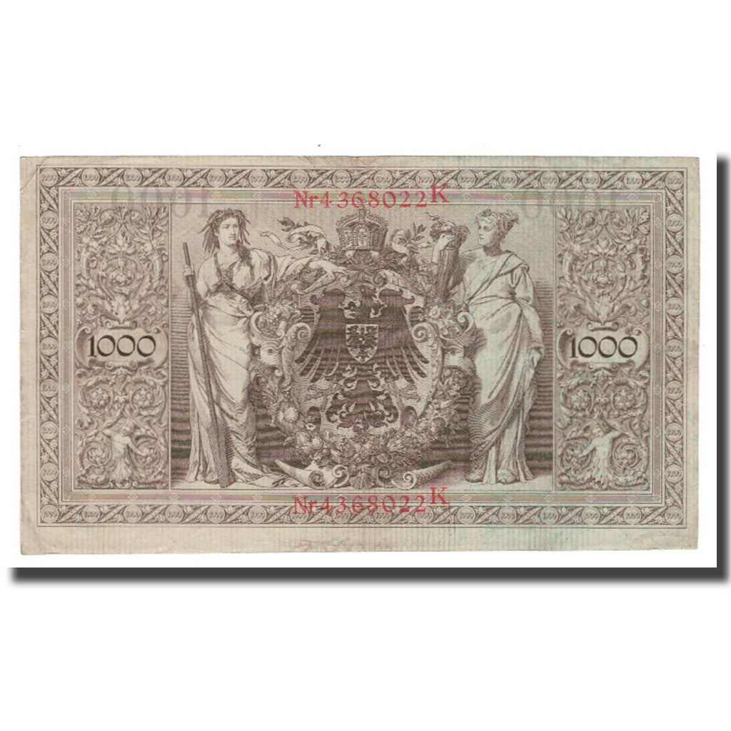 Geldschein, Deutschland, 1000 Mark, 1910, 1910-04-21, KM:44b, SS+