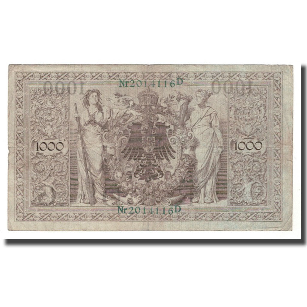 Banknote, Germany, 1000 Mark, 1910, 1910-04-21, KM:45b, AU(50-53)
