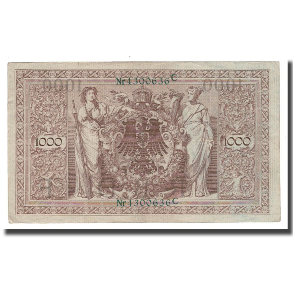 Banknote, Germany, 1000 Mark, 1910, 1910-04-21, KM:45b, AU(55-58)