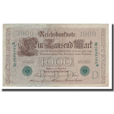 Banconote, Germania, 1000 Mark, 1910, 1910-04-21, KM:45b, SPL-