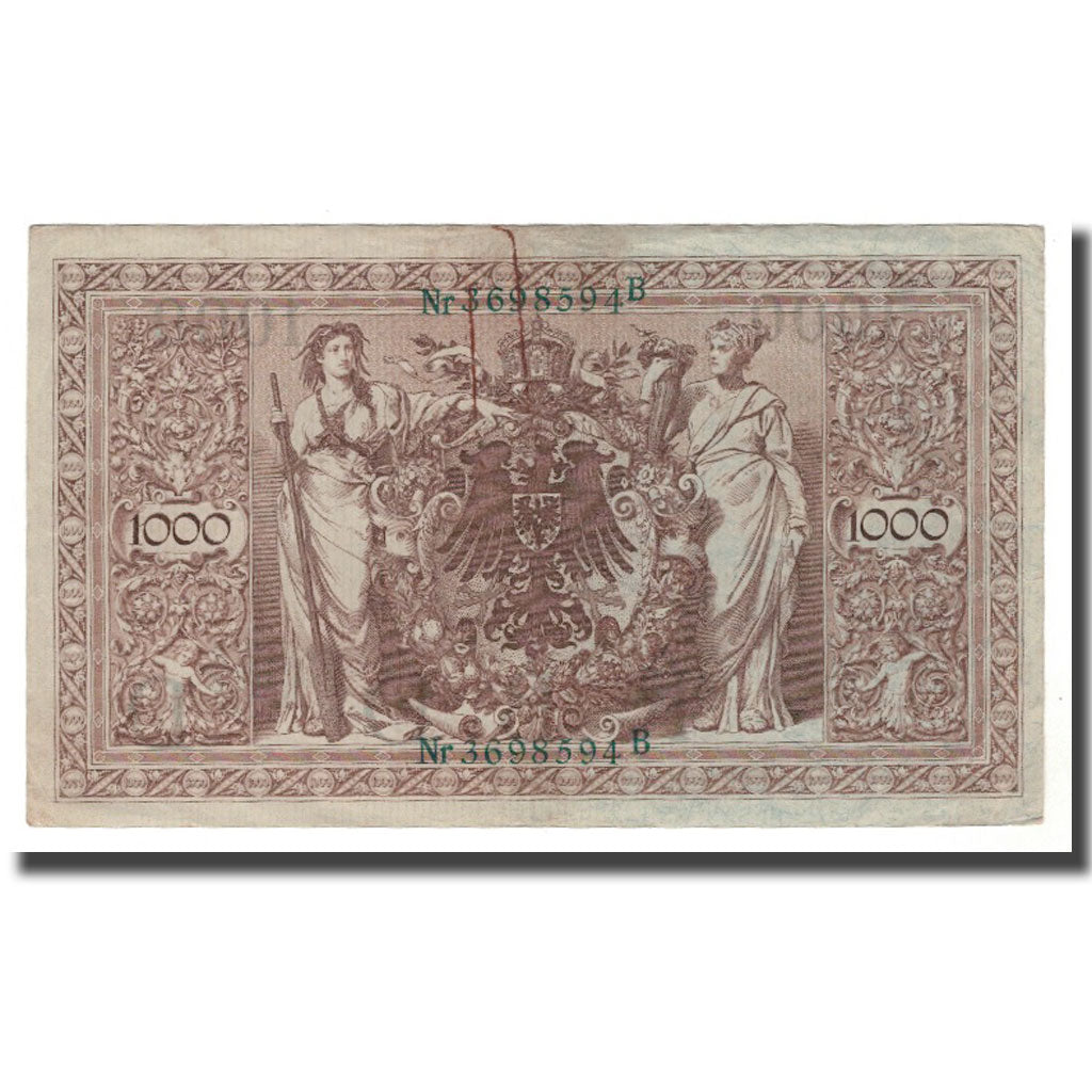Banconote, Germania, 1000 Mark, 1910, 1910-04-21, KM:45b, SPL-