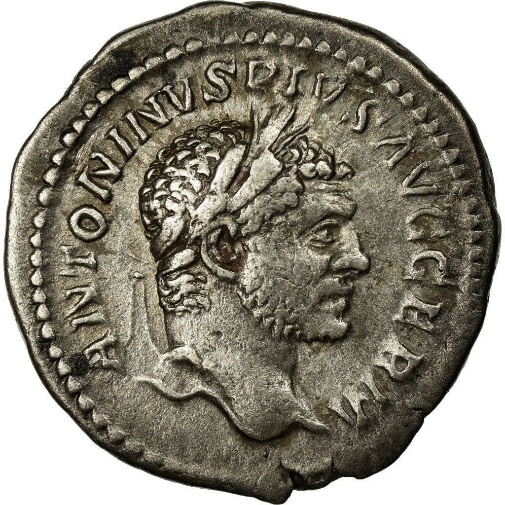 Coin, Caracalla, Denarius, 211-217, Roma, VF(30-35), Silver, Cohen:606
