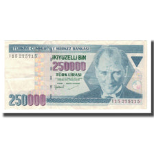 Geldschein, Türkei, 250,000 Lira, L.1970, KM:207, VZ