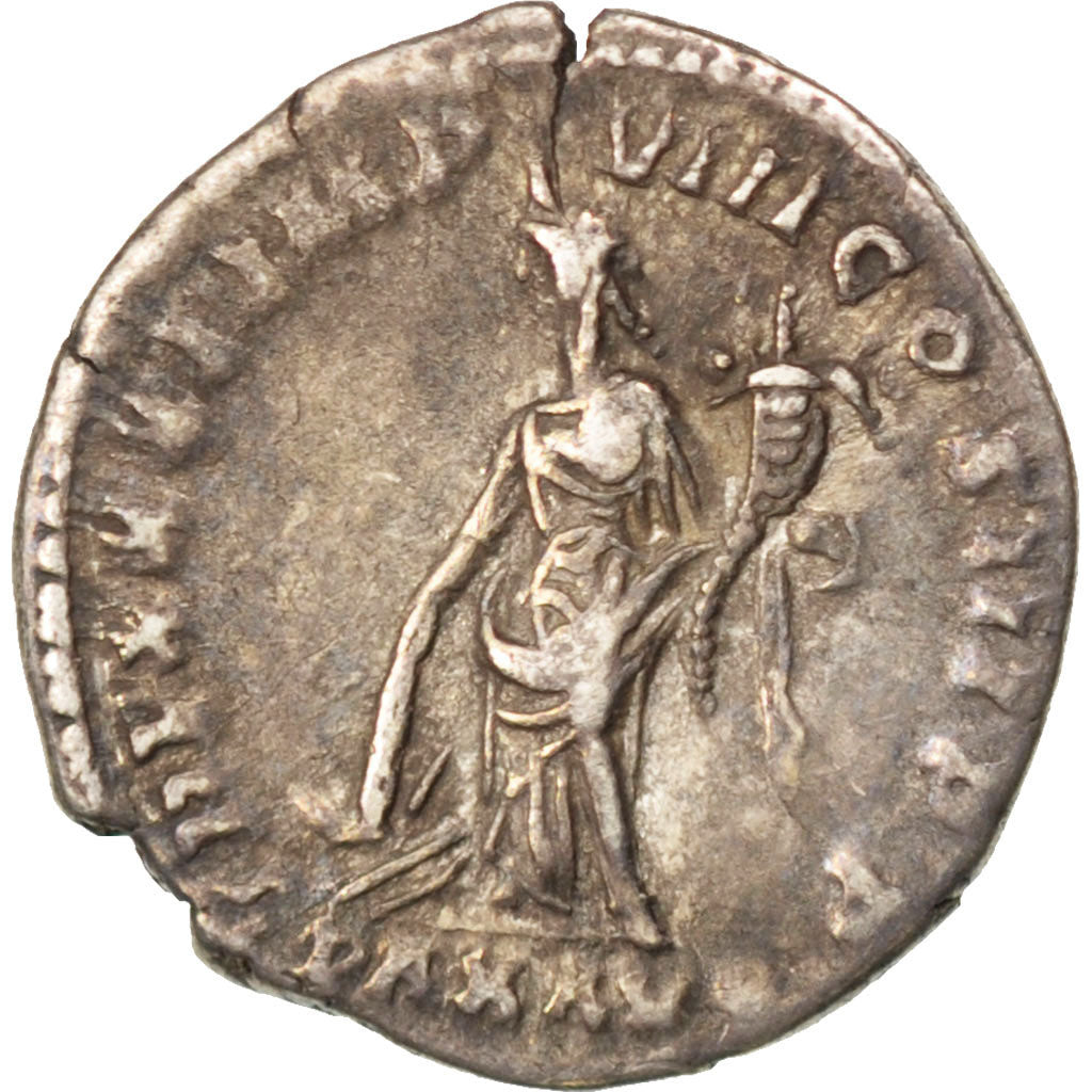 Moeda, Marcus Aurelius, Denarius, 161-180, Roma, EF(40-45), Prata