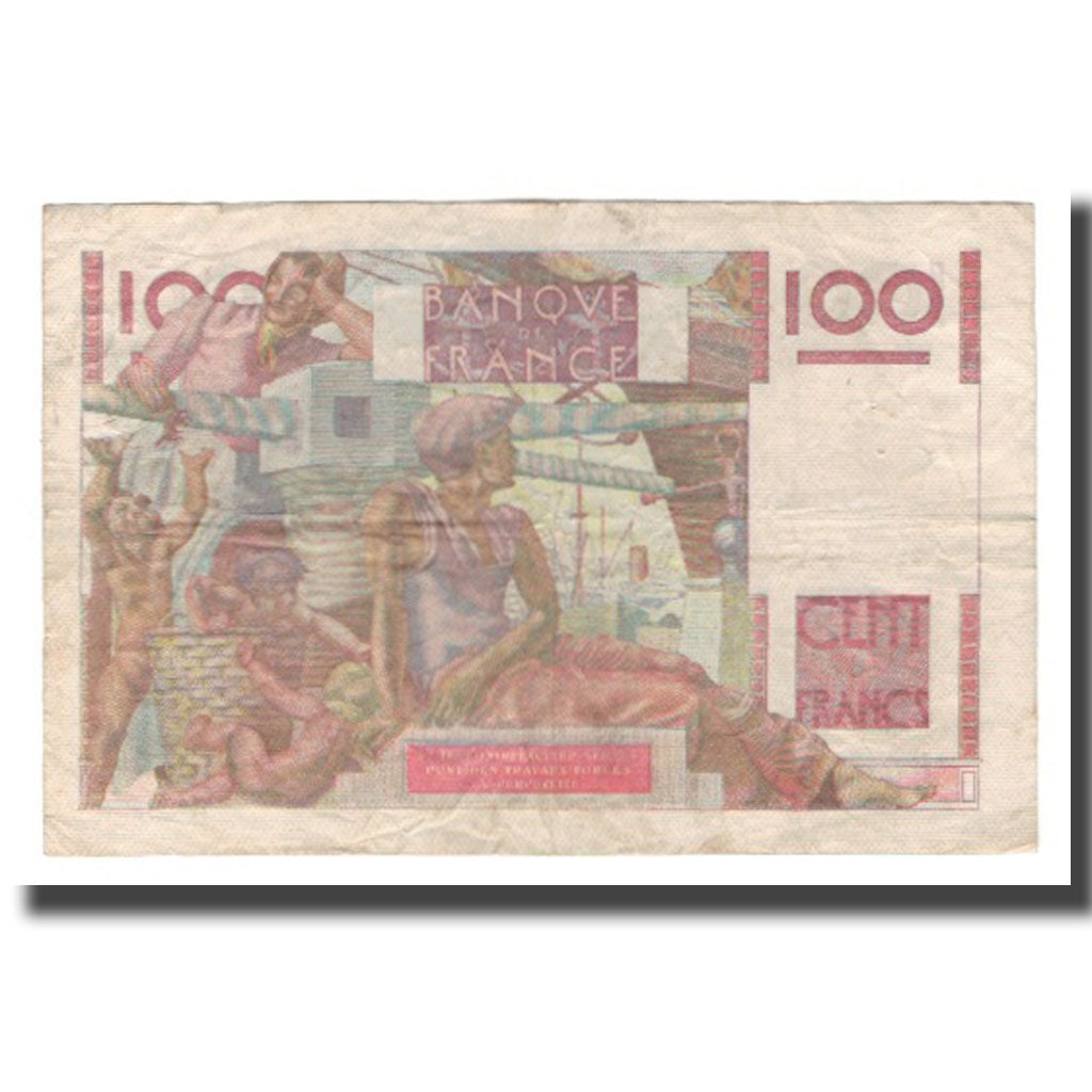 Francia, 100 Francs, Jeune Paysan, 1947, 1947-01-09, MB+, Fayette:28.13