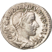 Gordian III, Denarius, AU(50-53), Silver, Cohen #325, 2.70