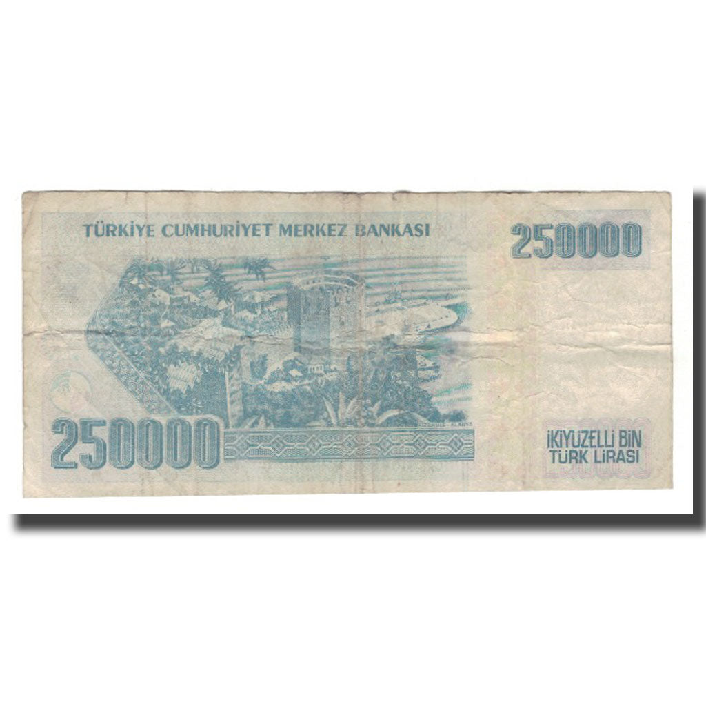 Geldschein, Türkei, 250,000 Lira, L.1970, KM:207, S