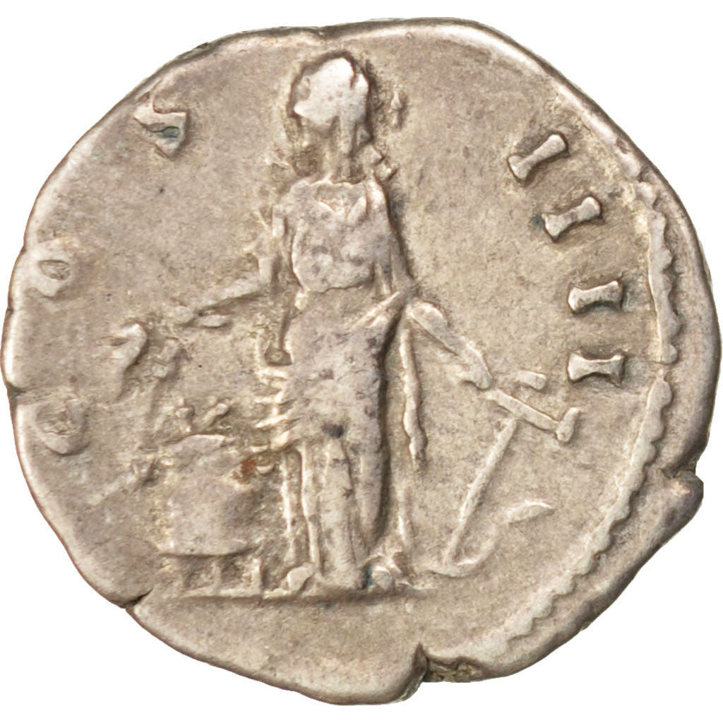 Coin, Antoninus Pius, Denarius, AU(50-53), Silver, Cohen:284