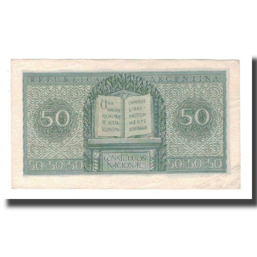 Banconote, Argentina, 50 Centavos, Undated (1951-56), KM:261, BB