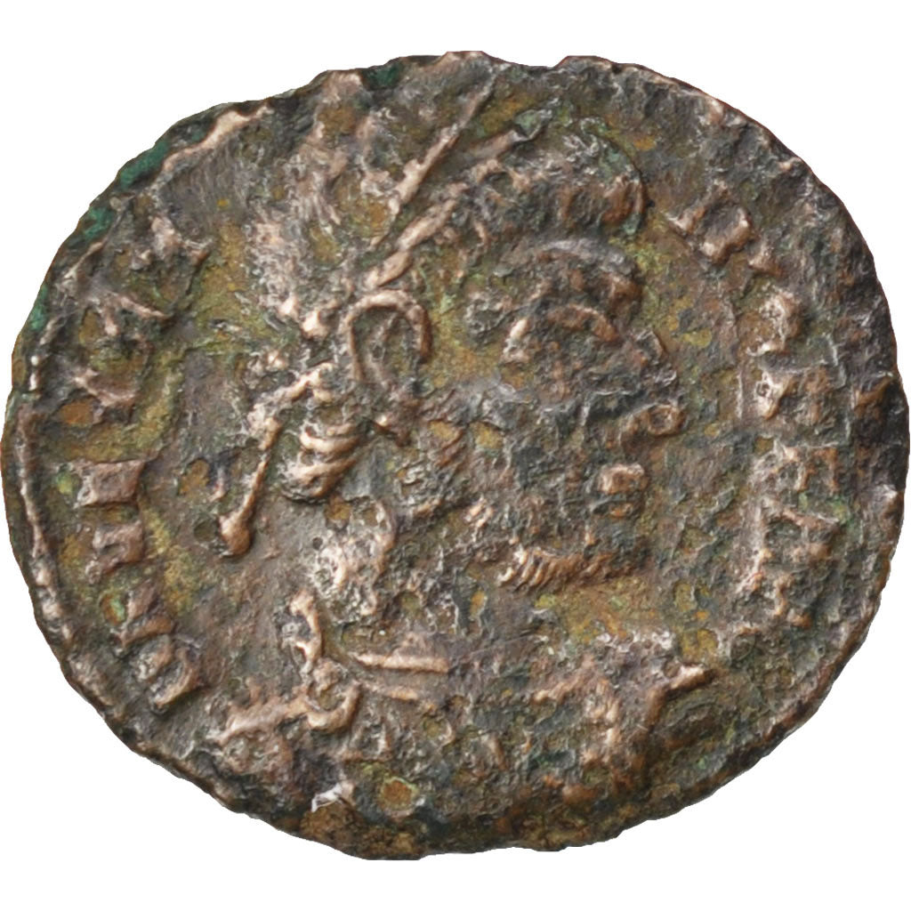 Vetranio, Half Maiorina, Siscia, F(12-15), Copper, Cohen #3, 2.20
