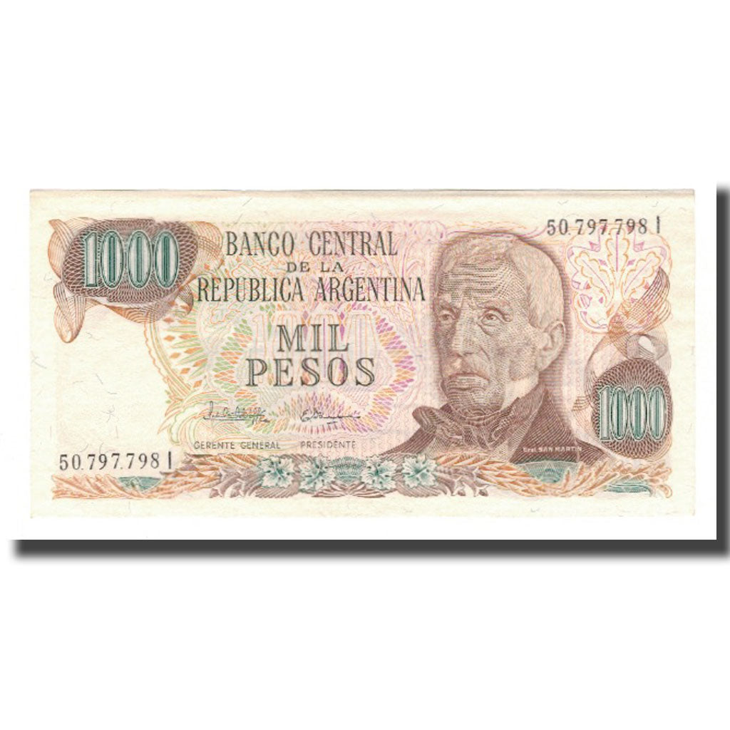 Billet, Argentine, 1000 Pesos, Undated (1976-83), KM:304d, NEUF