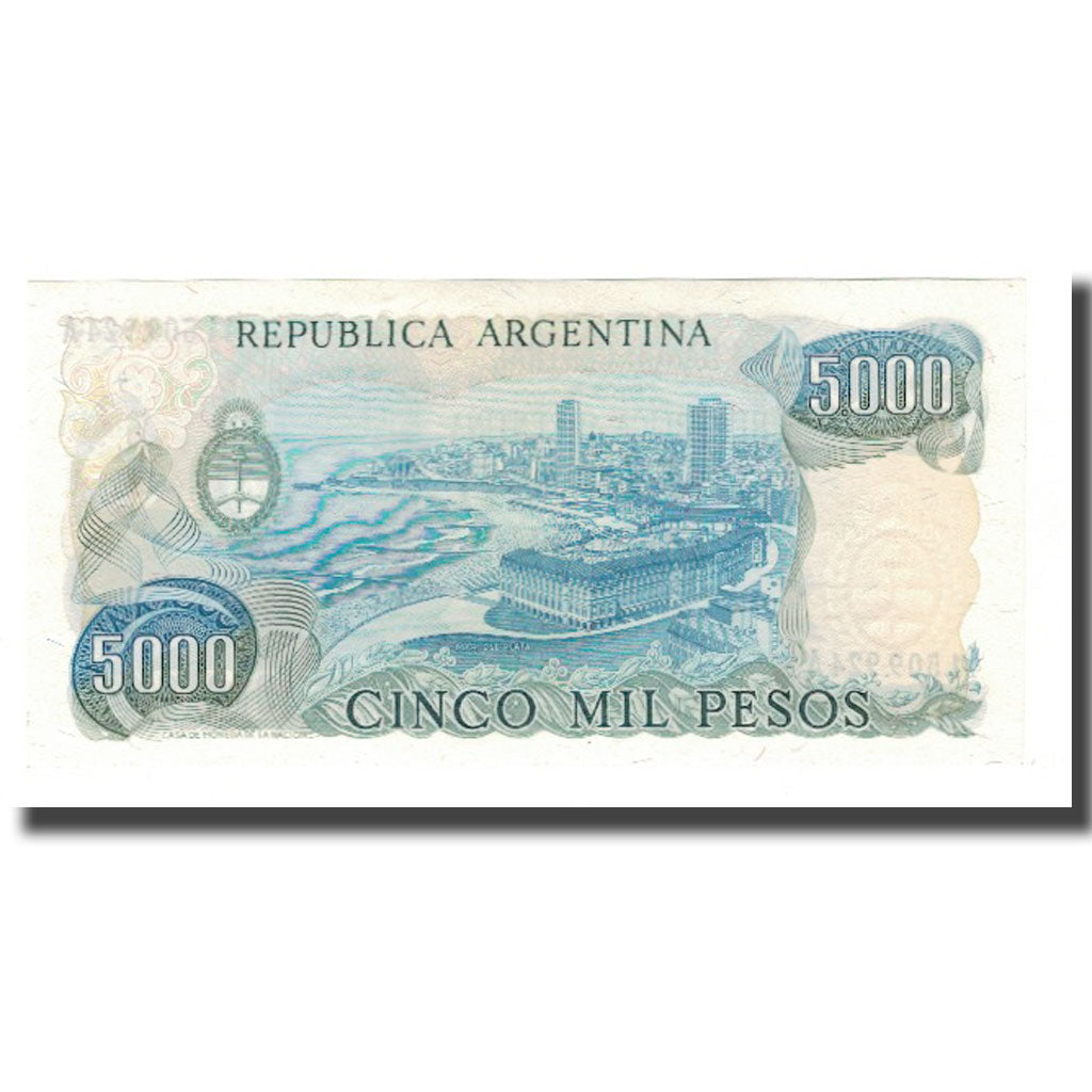Geldschein, Argentinien, 5000 Pesos, Undated (1977-83), KM:305a, UNZ