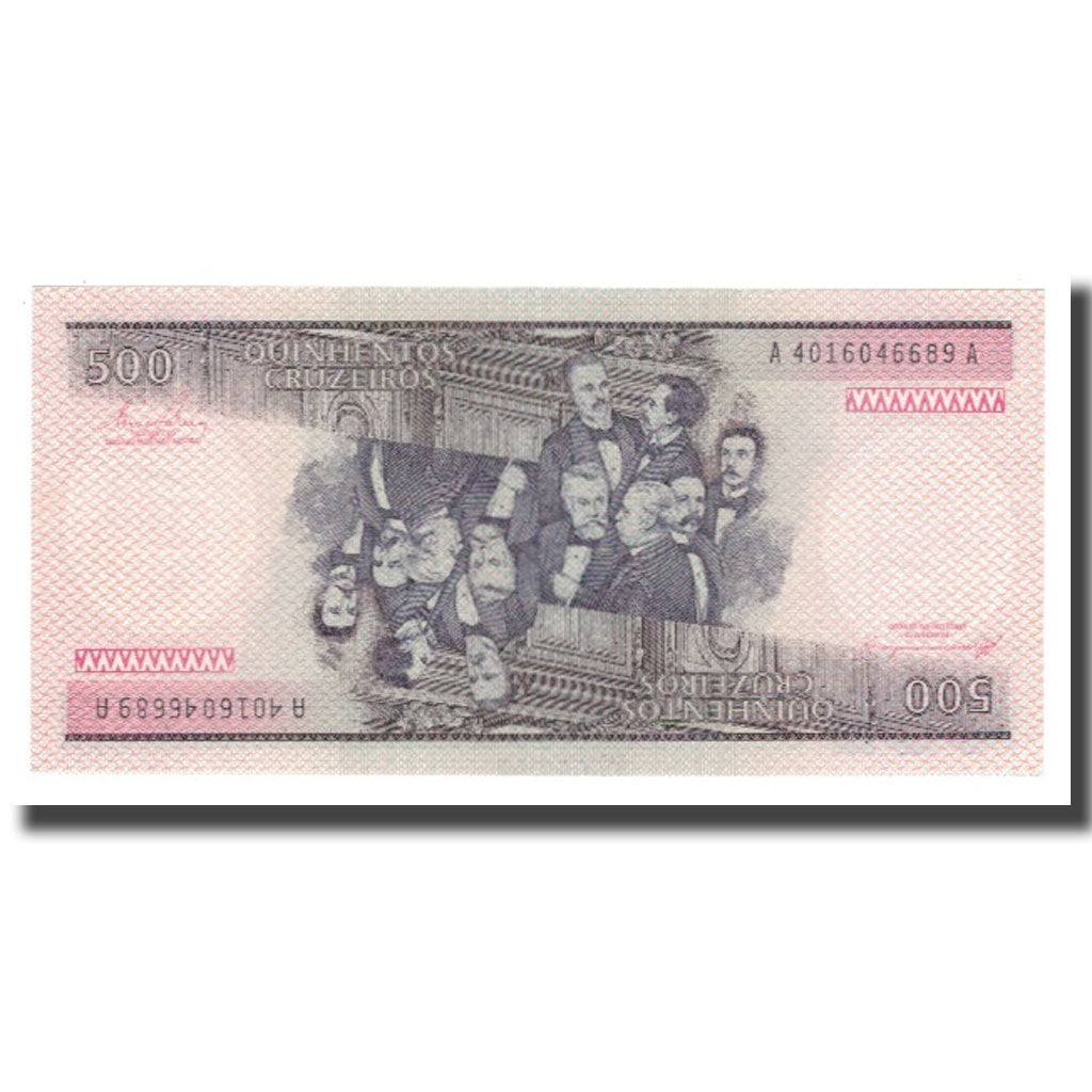 Nota, Brasil, 500 Cruzeiros, Undated (1981-85), KM:200b, UNC(65-70)