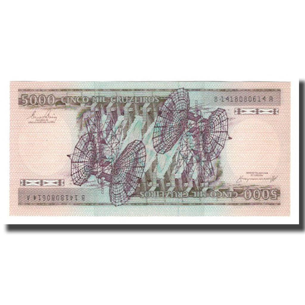 Banconote, Brasile, 5000 Cruzeiros, Undated (1981-85), KM:202c, FDS