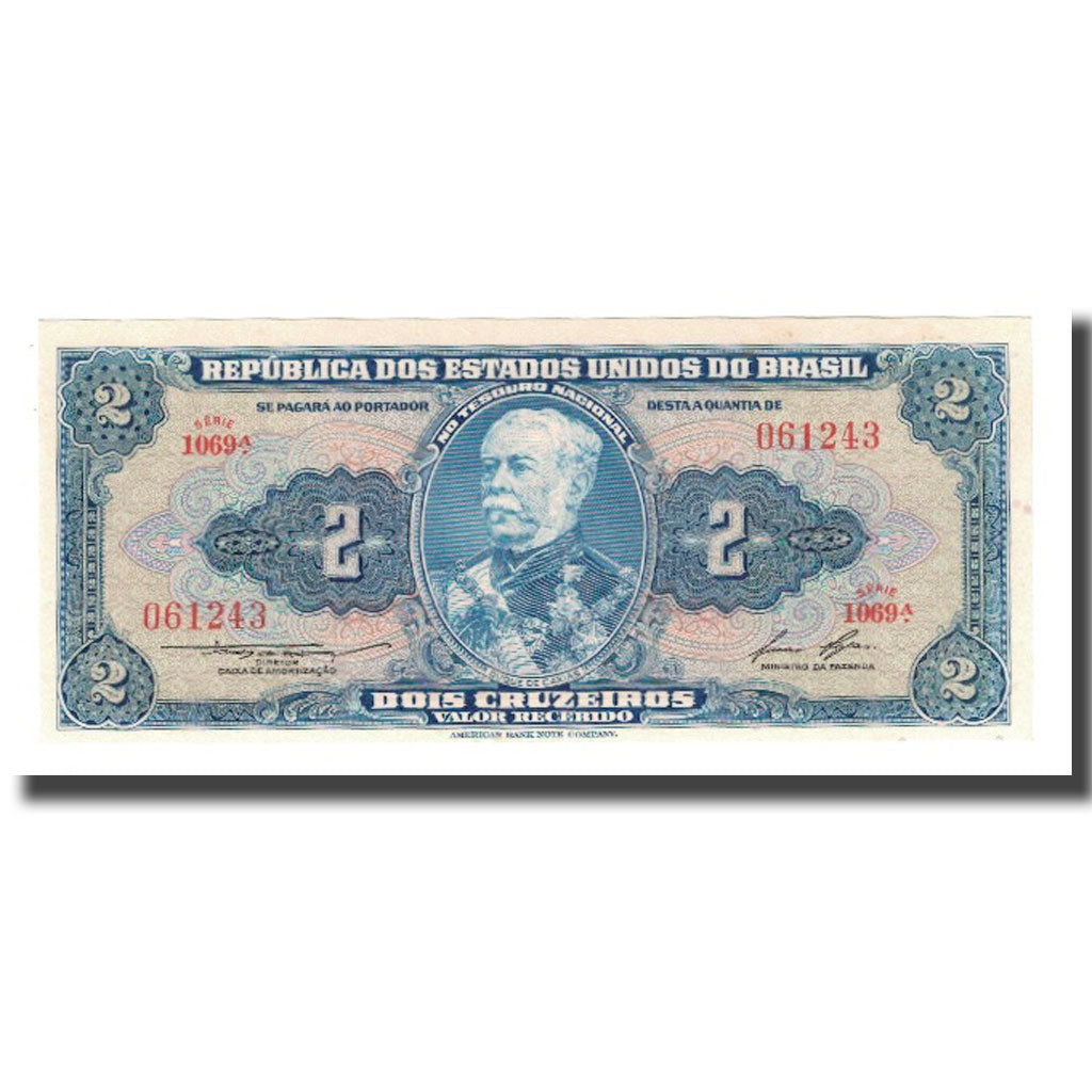 Nota, Brasil, 2 Cruzeiros, Undated (1954-58), KM:151b, UNC(65-70)