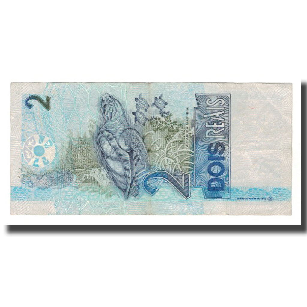 Banconote, Brasile, 2 Reais, Undated (2001- ), KM:249b, BB+