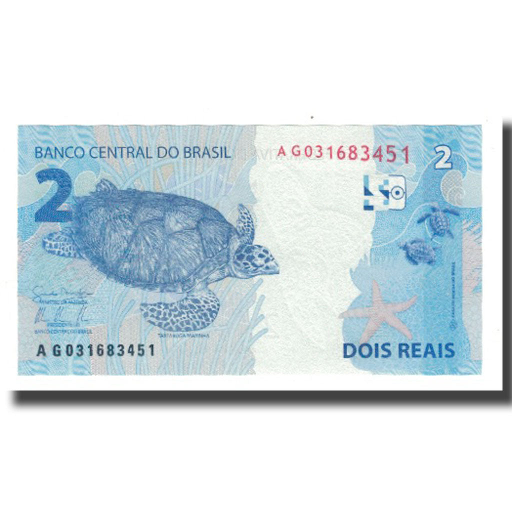 Nota, Brasil, 2 Reais, 2010, UNC(65-70)