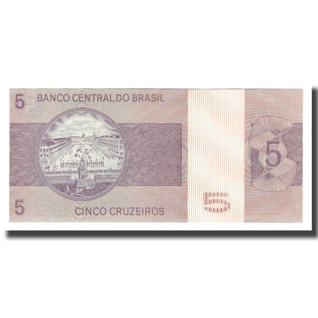 Geldschein, Brasilien, 5 Cruzeiros, UNDATED (1970-80), KM:192c, UNZ