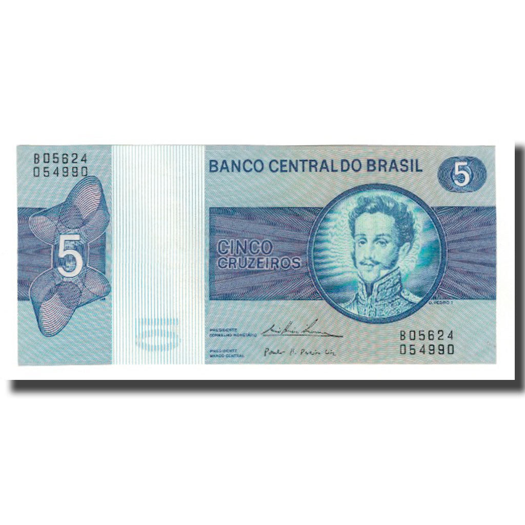 Biljet, Brazilië, 5 Cruzeiros, UNDATED (1970-80), KM:192c, NIEUW
