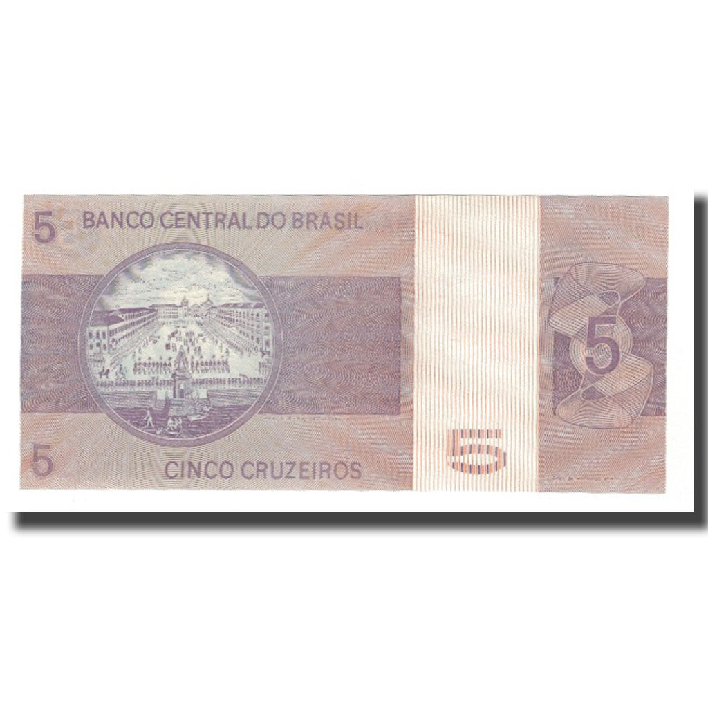 Biljet, Brazilië, 5 Cruzeiros, UNDATED (1970-80), KM:192c, NIEUW