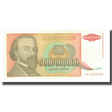 Banconote, Iugoslavia, 5,000,000,000 Dinara, 1993, KM:135a, FDS
