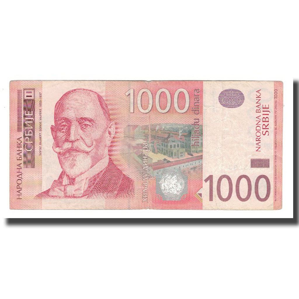 Geldschein, Jugoslawien, 1000 Dinara, 2001, KM:158a, SS