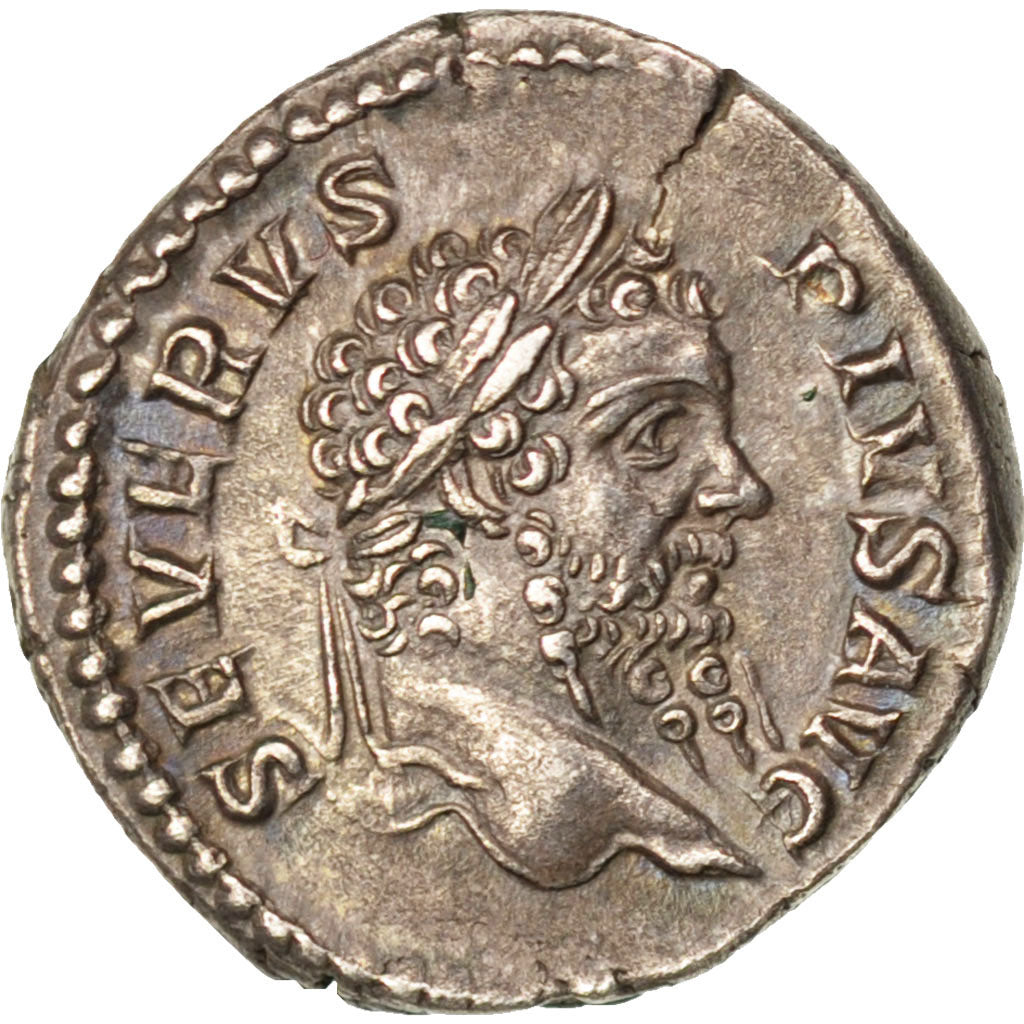 Coin, Septimius Severus, Denarius, AU(55-58), Silver, Cohen:529