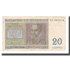 Banconote, Belgio, 20 Francs, 1950, 1950-07-01, KM:132a, BB+