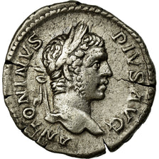 Coin, Caracalla, Denarius, 211-217, Roma, AU(50-53), Silver, Cohen:143