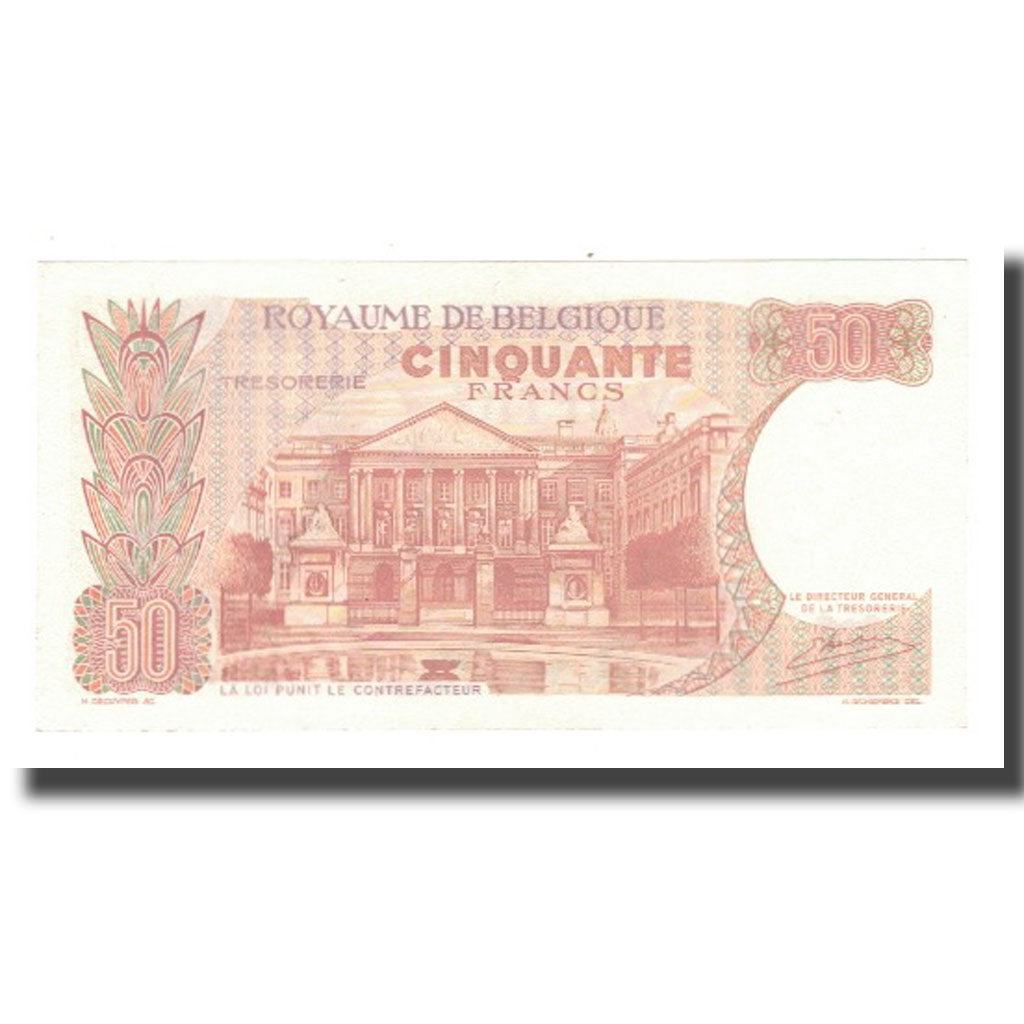 Geldschein, Belgien, 50 Francs, 1966, 1966-05-16, KM:139, UNZ
