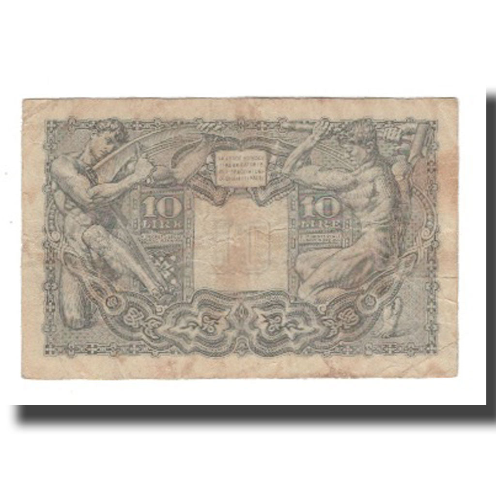 Banknote, Italy, 10 Lire, 1944, 1944-11-23, KM:32b, VF(20-25)