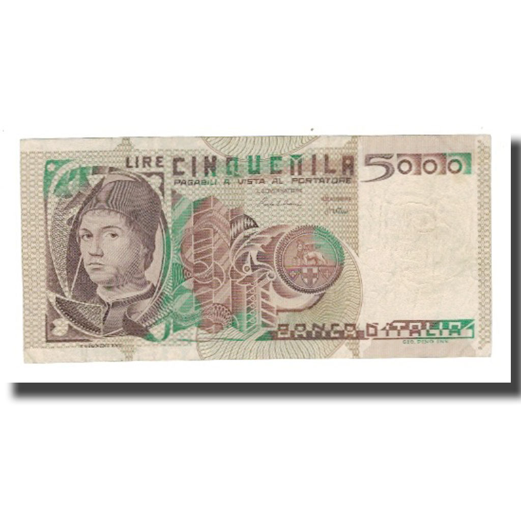 Geldschein, Italien, 5000 Lire, 1983, 1983-10-19, KM:105c, SS+