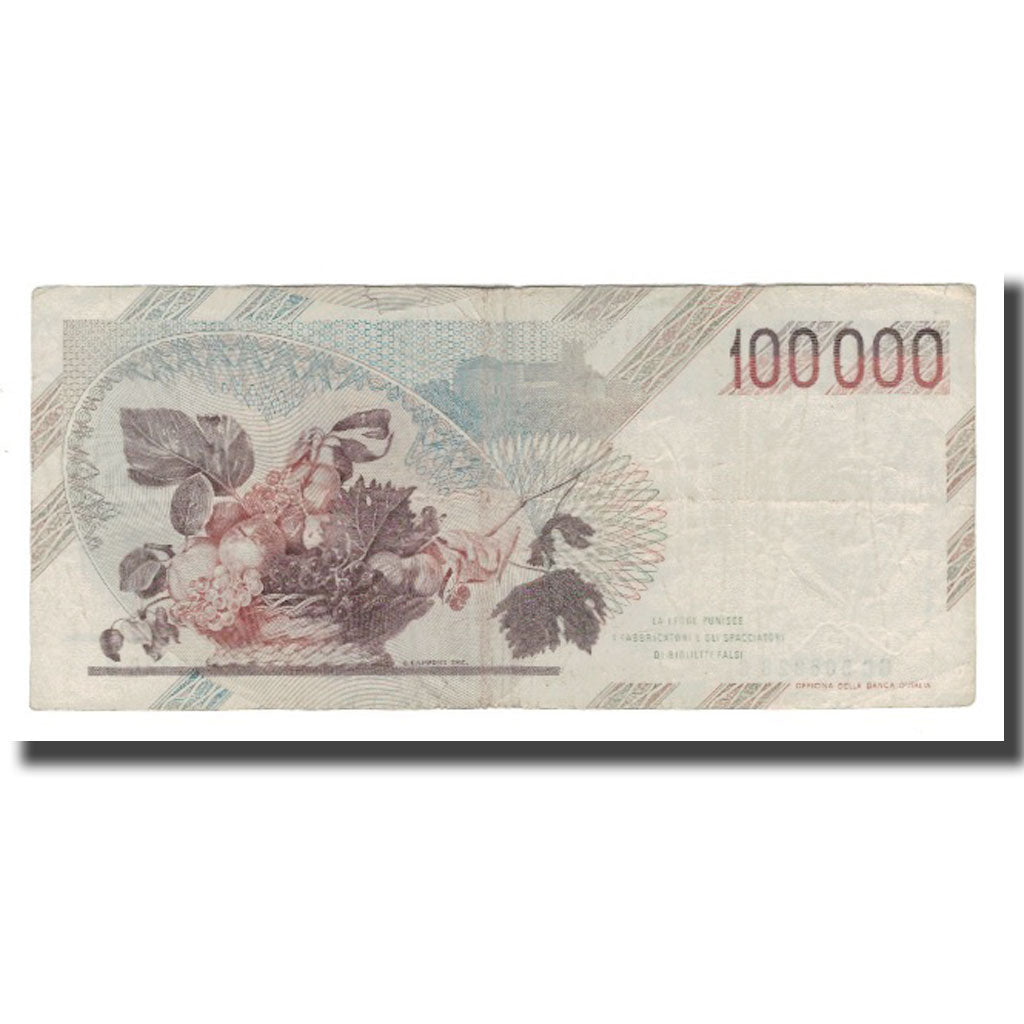 Banknote, Italy, 100,000 Lire, 1983, 1983-09-01, KM:110a, AU(50-53)